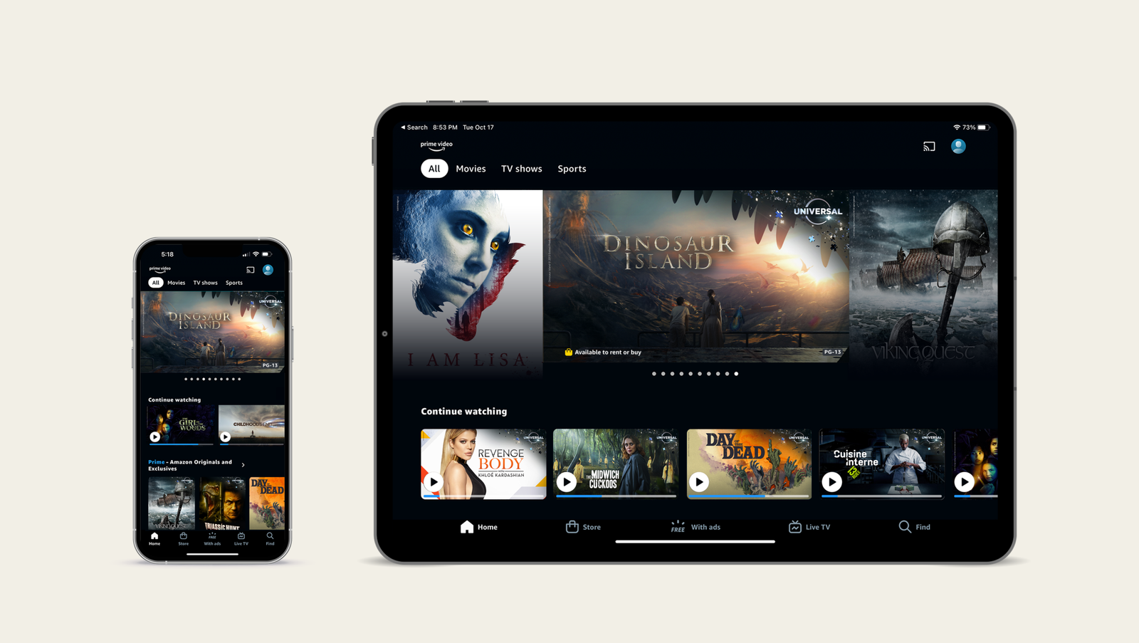 Amazon Prime Video digital promotional artwork