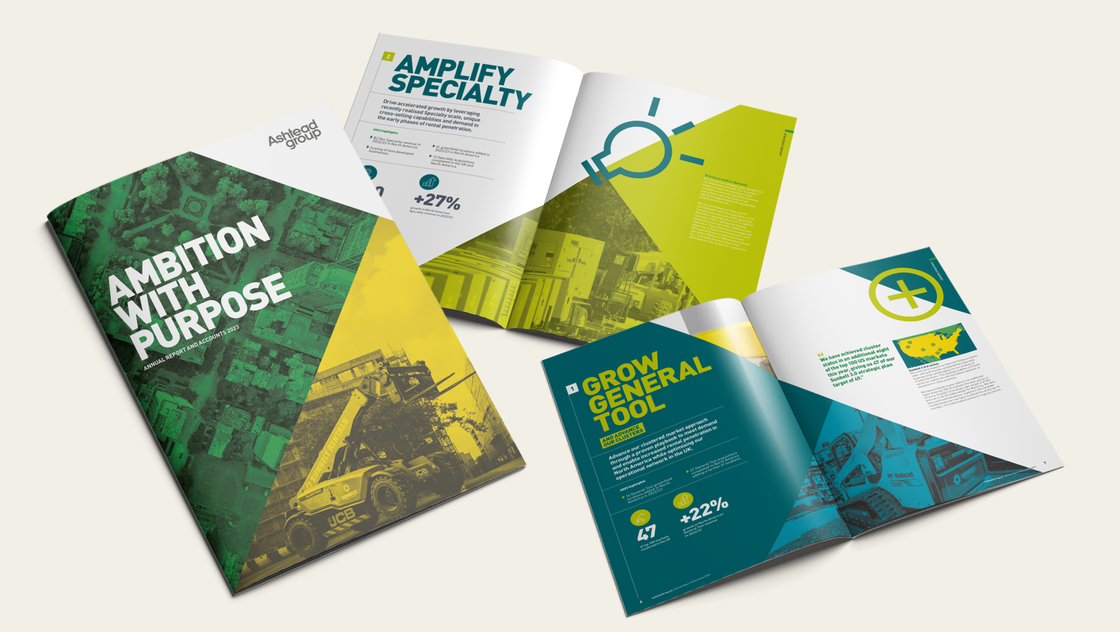 Ashtead Group annual report artwork
