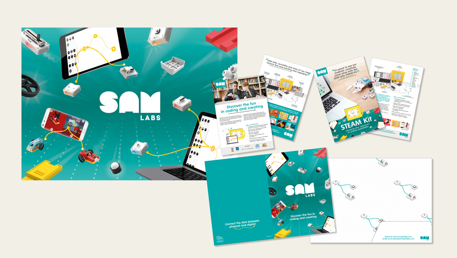 SAM Labs branding artwork
